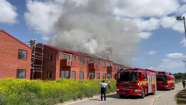 Brand og redning rykker ud til brand