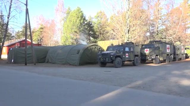 Sanitetssoldater træner med briterne i Norge