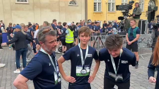 Royal Run 2025 - Kong Frederik, Kronprins Christian, Prins Vincent osv.